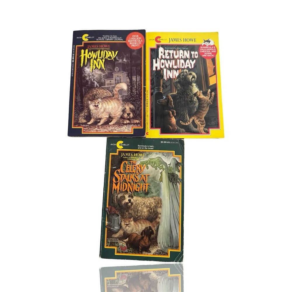Lot of 3 James Howe Books: Howliday Inn Series Children's Fiction Set